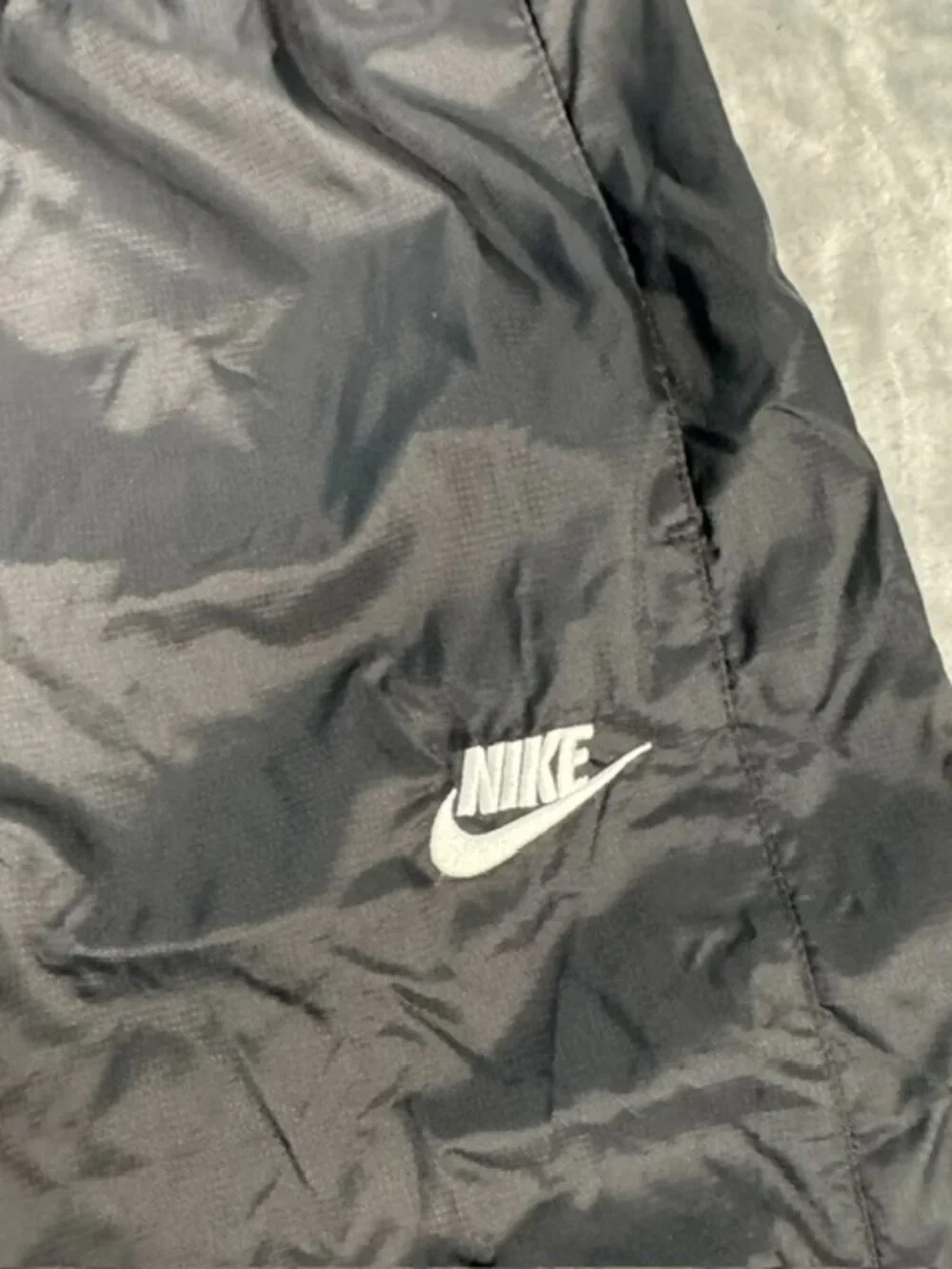 NWOT Nike Men's Black Nylon Track Pants Joggers Size M